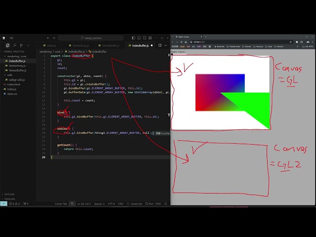 [Computer Graphics] WebGL 08 Vertex Array Abstraction, Refactor