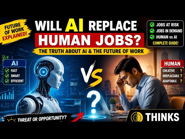Will AI Replace Human Jobs? The Truth About AI & The Future of Work | Thinks About That