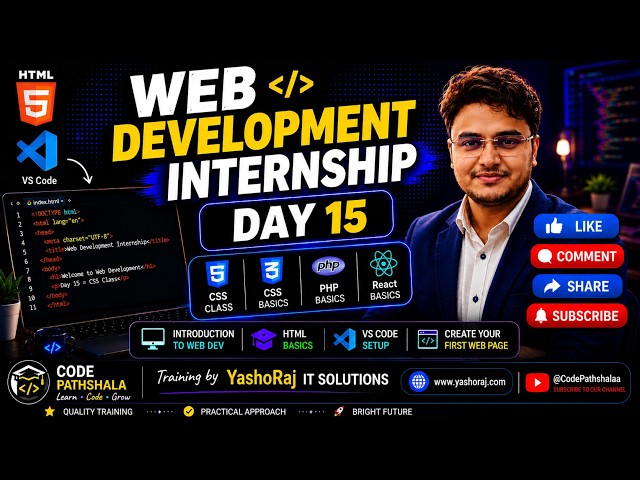 Web Development Internship Classes Day 15 | PHP FOREACH LOOP, WHILE, FOR LOOP, DO WHILE | PHP Course