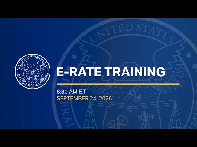 E-Rate Training