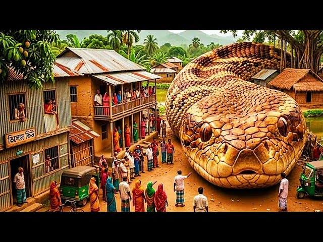 Anaconda Sanke Attack On Village Boy In Swamp | Anaconda Snake Attack Boys In Forest | Anaconda