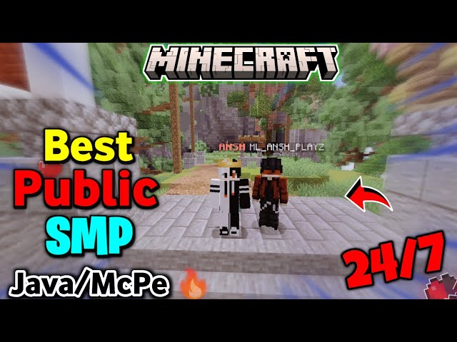 😱 Nuevo mejor servidor público de supervivencia SMP para Minecraft | Java + PE | En línea 24/7 | ...