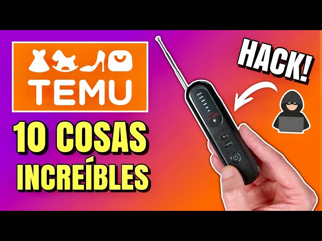 10 COSAS INCREIBLES que puedes COMPRAR en TEMU 😱 (MUY BARATO)