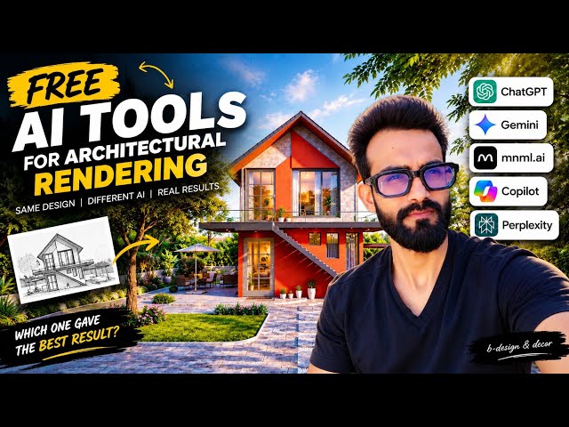  Exploring Free AI Tools for Architectural Rendering! 🏠✨