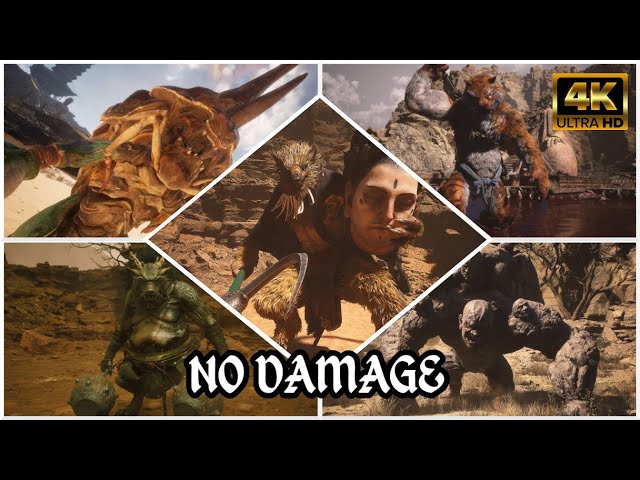 Black Myth: Wukong | Chapter 2 All Bosses (NO DAMAGE) [4K]