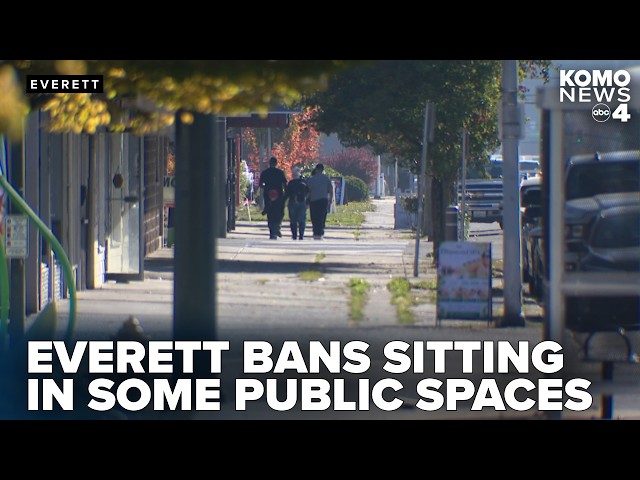 Everett adds new zones near Colby & Broadway banning sitting, lying down in public spaces