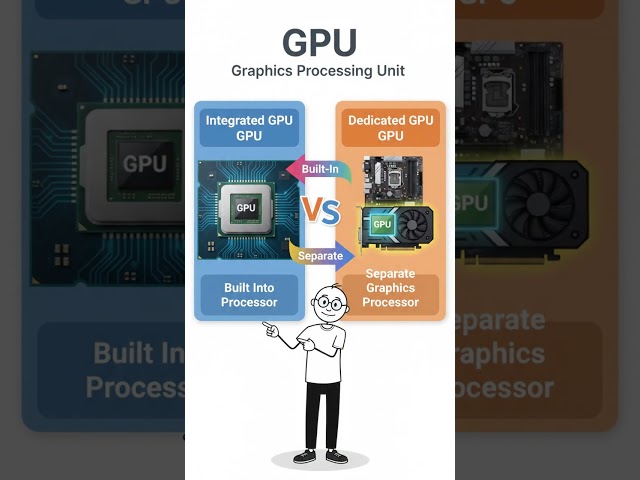 Integrated vs Dedicated GPU — Graphics Explained Simply