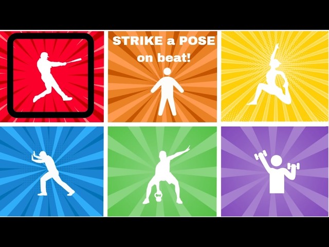 Strike a Pose on Beat 2 ! 🎵 5-Minute Brain Break Challenge Workout