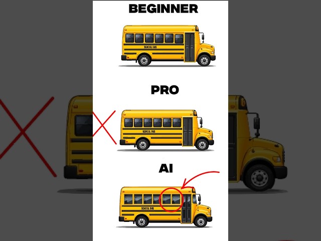 Beginner Vs Pro Vs AI  - Illustrator #beginnervspro #ai #illustrator
