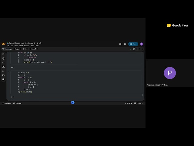 Python Week-3 Live Session | 22-10-2026