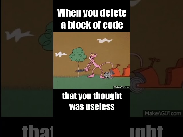 Useless Block Code you say? | Programming | Coding