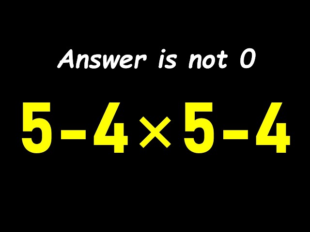 Only 1 in 3 Can Solve This Math Problem!August 14, 2026