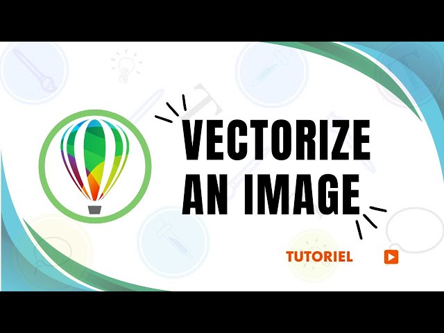 How to vectorize an image in corel draw