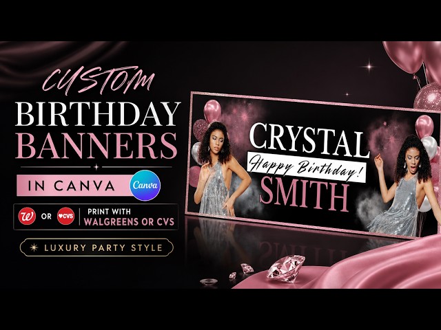 How to Create Custom DIY Birthday Banners to Print at Walgreens
