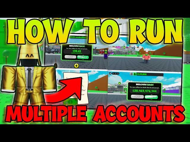 Multi Roblox: How to Run Multiple Accounts at Once on PC | Roblox Account Manager & Multi Instance!