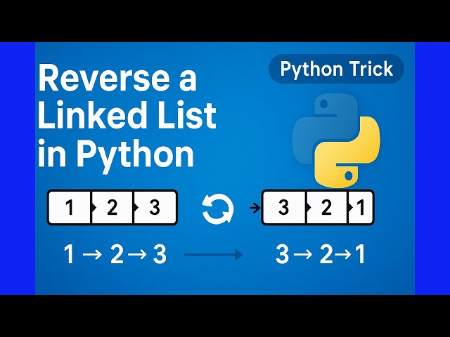 Reverse a linked list python