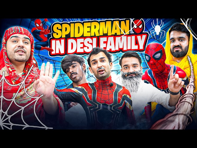Spiderman in Desi Family | DablewTee | Comedy Sketch | Desi Superhero