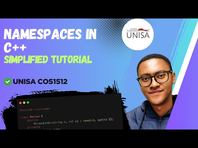 C++ Namespaces Explained for Beginners | COS1512