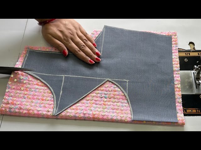 Blouse Neck Designs | Boat Neck Blouse Back Design | Cutting And Stitching Back Neck Blouse Design