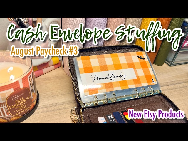 CASH ENVELOPE STUFFING | AUGUST 2026 PAYCHECK #3 | NEW ETSY PRODUCTS | #howtosavemoney  #cashbudget