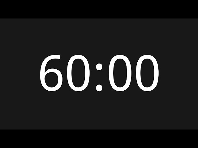 60 Minute Countup [No Copyright Timer]