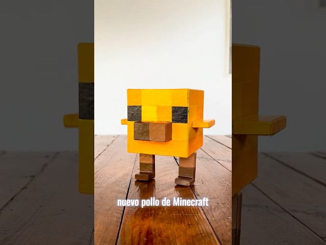 How to Make the New Minecraft Chicken 🐥📦 | DIY | #Minecraft #DIY #Cardboard
