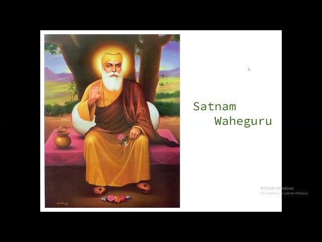 Sri Guru Nanak Dev Ji