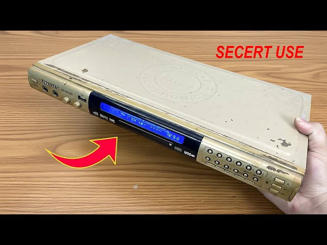 Don’t Throw Away Your Old DVD Player — DVD Drive Again After Seeing This! 😱