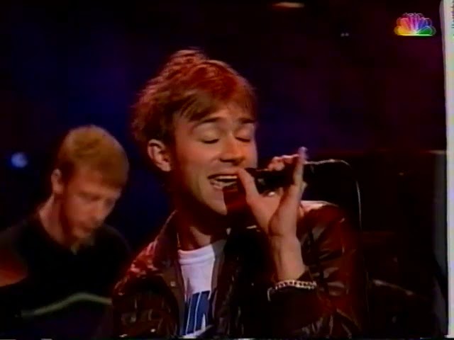 Blur Charmless man Live Late night with Conan O'Brien 10 feb 1996