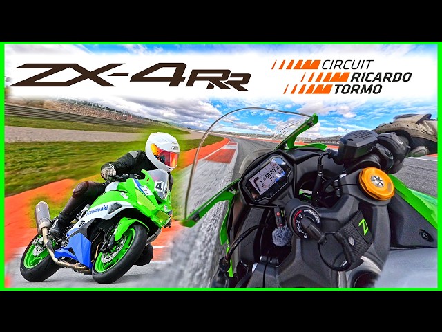Kawasaki ZX-4RR || 16,000 RPM Screamer on Track
