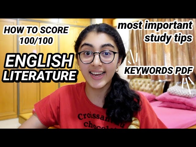 #45  How to score 100/100 in ICSE Class 10 English Literature | Keywords PDF