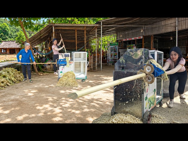 Girl Uses Repair Skills to Help a 75-Year-Old Farmer Build a Sugarcane Peeler