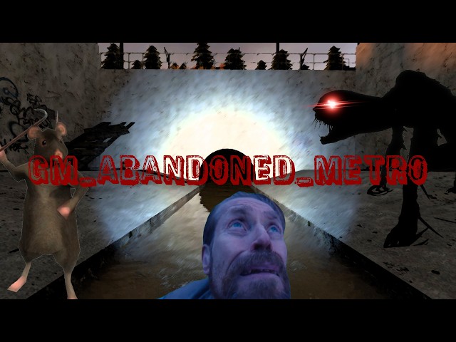 Exploring Disturbing G-mod Maps #36 GM_Abandoned_Metro