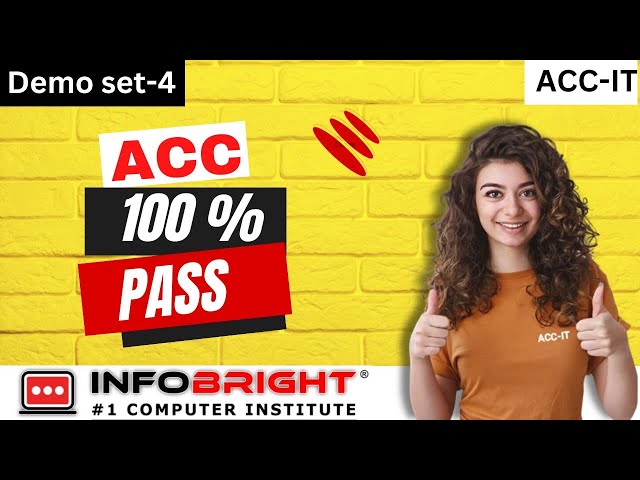 ACC Demo set 4 | Advance Career Course in Information Technology | Infobright Computer
