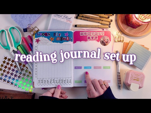 2026 READING JOURNAL SET UP 💫 spreads, trackers & ideas for book lovers!
