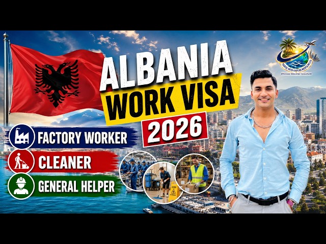🇦🇱 ALBANIA EUROPE 🇪🇺 WORK PERMIT 2026 | EMPLOYMENT VISA | JOBS IN EUROPE|JOBS IN ALBANIA FOR INDIANS