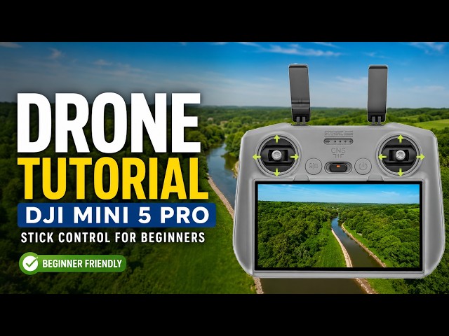 DJI Mini 5 Pro Stick Control for Beginners | Easy Cinematic Drone Moves