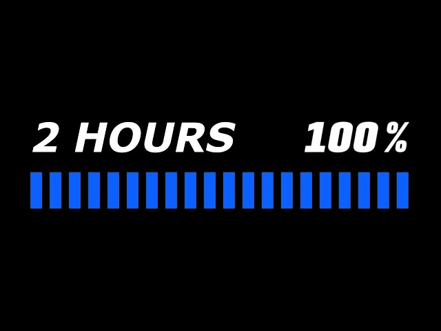 2 Hours Loading (Progress Bar) 4K/60fps