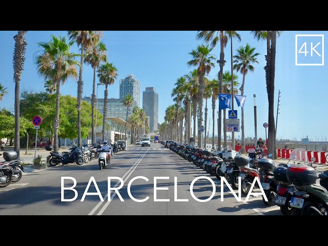 Barcelona Spain City Drive 4K -  City of Counts Driving Tour