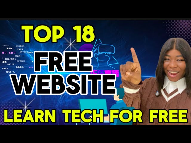 LEARN TECH FOR FREE!!!