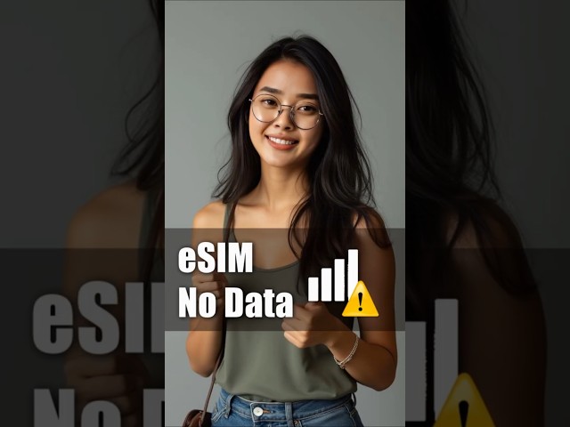 eSIM Won't Connect Overseas? Carrier Settings Fix! #eSIM #shorts