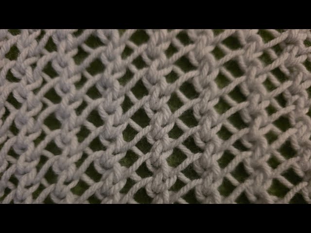 One Row Lace Stitch - Knitting Tutorial!