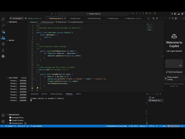 Observer Design Pattern