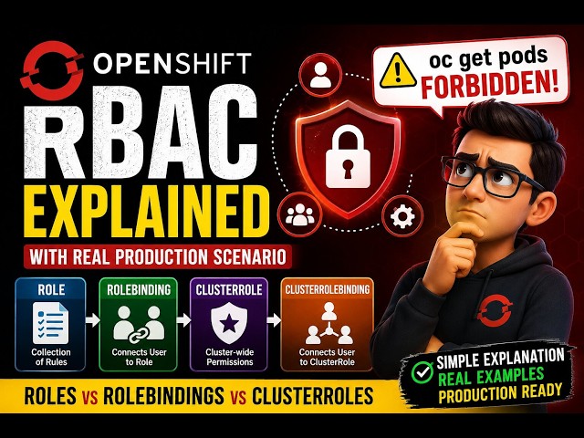 OpenShift RBAC Explained in 10 Minutes | Roles, RoleBindings & ClusterRoles