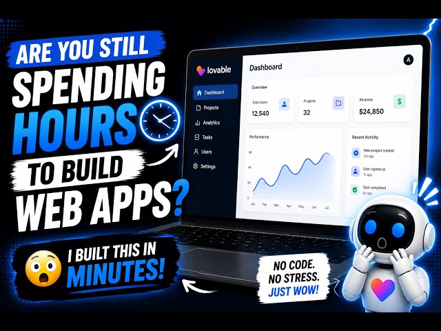 How I Built a Web App with Lovable AI in Minutes (No Coding)?
