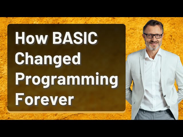 How BASIC Changed Programming Forever