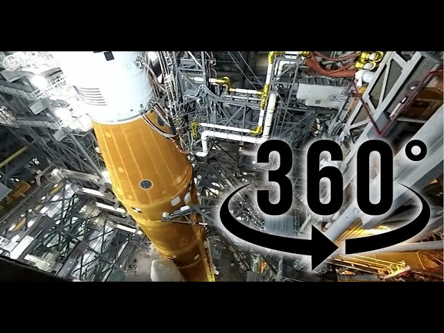 Astounding View of NASA’s Artemis I Rocket at Rollout