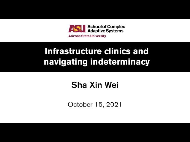 Infrastructure Clinics and Navigating Indeterminacy - Sha Xin Wei