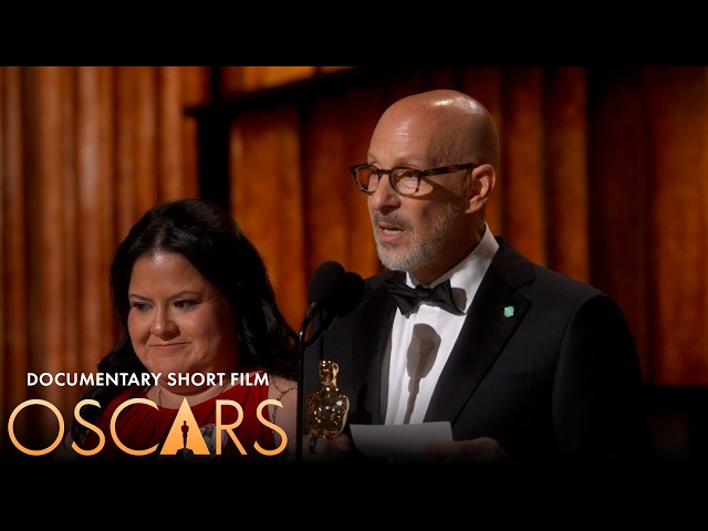 'All The Empty Rooms' Wins Best Documentary Short Film | 98th Oscars Speech (2026)