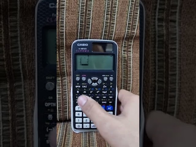 Casio fx-991EX for students of Statistics